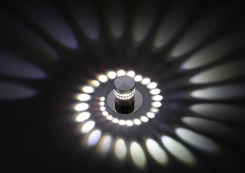Luminaria de pared de pasillo LED moderna que cambia de color