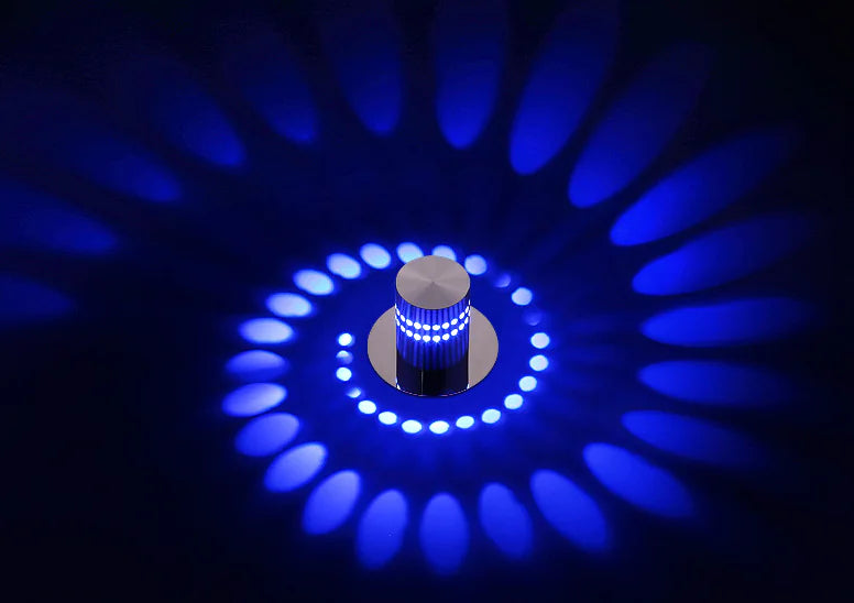 Luminaria de pared de pasillo LED moderna que cambia de color