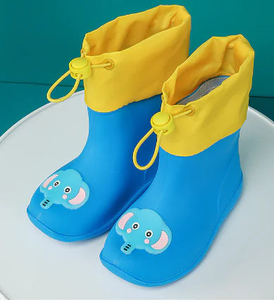 Botas de lluvia ligeras antideslizantes con diseño de vigas