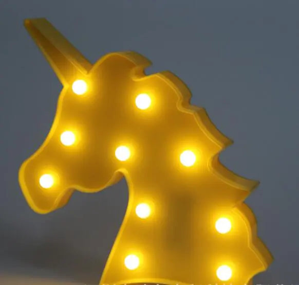 Lámpara de mesa de unicornio - Luz nocturna decorativa