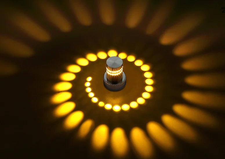 Luminaria de pared de pasillo LED moderna que cambia de color