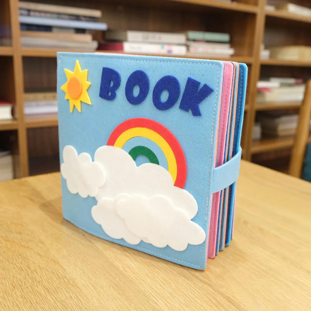 Libro de fieltro para la educación temprana y el aprendizaje Montessori