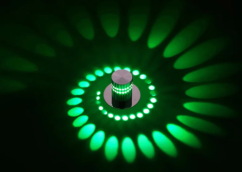 Luminaria de pared de pasillo LED moderna que cambia de color