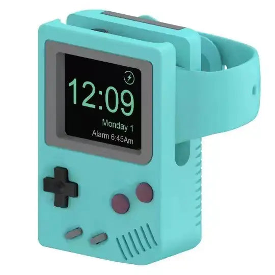 Soporte de carga de silicona para Apple Watch y consola de juegos