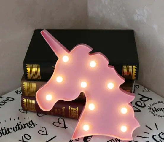 Lámpara de mesa de unicornio - Luz nocturna decorativa