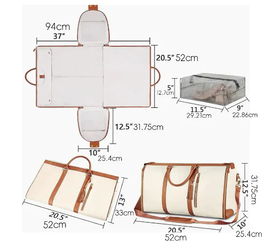 Equipaje portátil de un hombro impermeable resistente al desgaste bolsa de viaje de gran capacidad