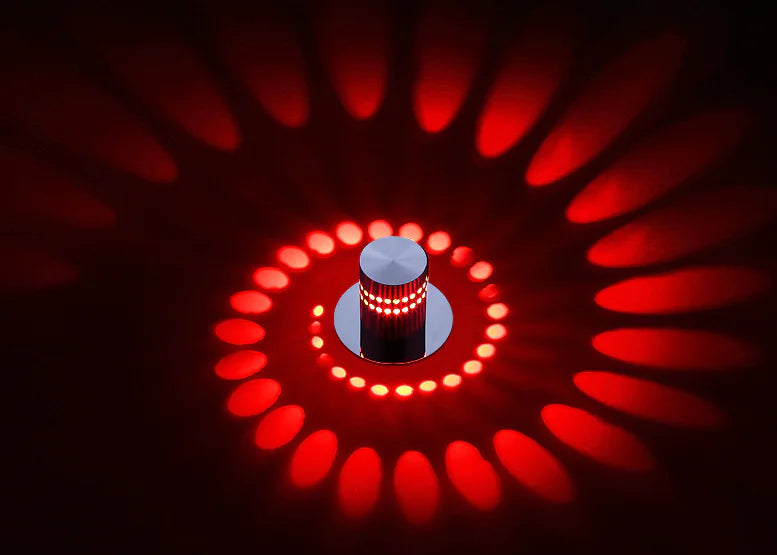 Luminaria de pared de pasillo LED moderna que cambia de color