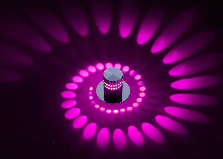 Luminaria de pared de pasillo LED moderna que cambia de color