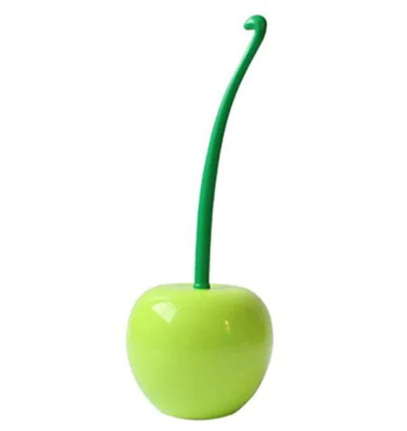Juego de cepillos de inodoro Cherry - Herramienta de limpieza de plástico (un juego)