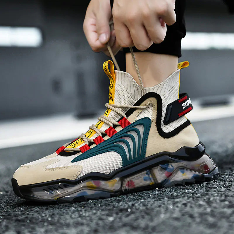Zapatos de calcetines de moda de talla grande para otoño e invierno