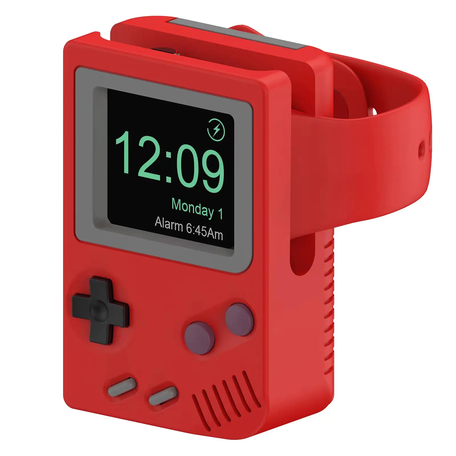 Soporte de carga de silicona para Apple Watch y consola de juegos