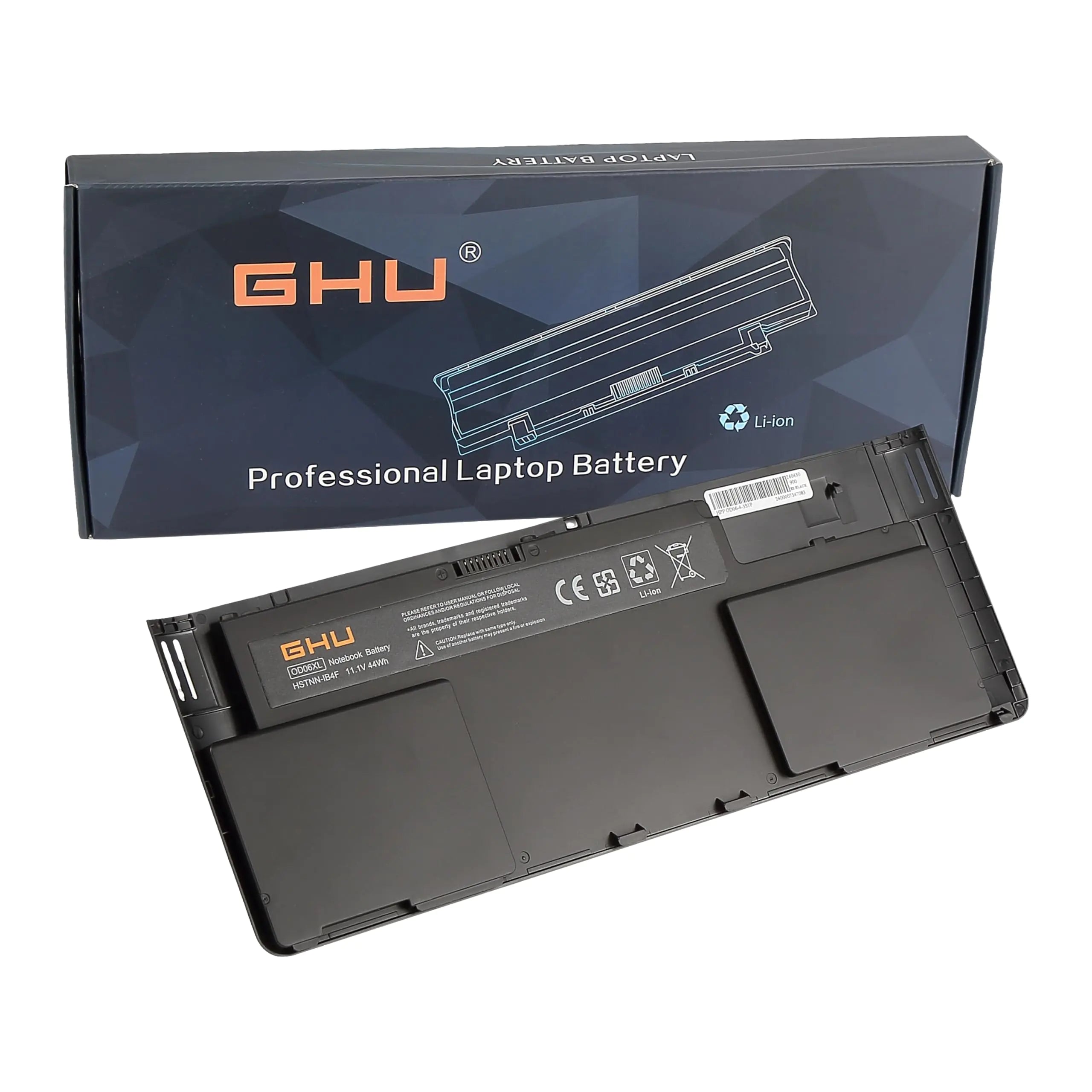 GHU Nueva batería para portátil OD06XL OD06 compatible con HP Elitebook Revolve 810 G Series Tablet Hstnn-ib4f Hstnn-w91c 698943-001 698750-171 H6l25aa H6l25ut H6L25AA H6L25UT 11.1V