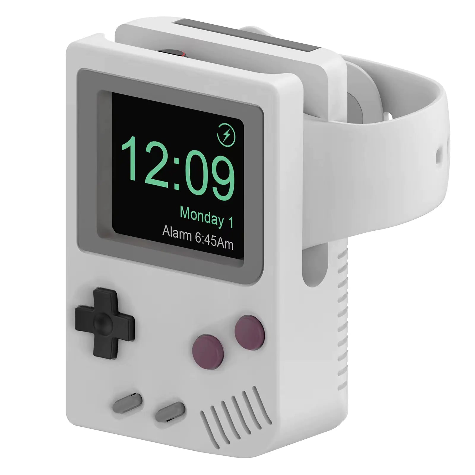 Soporte de carga de silicona para Apple Watch y consola de juegos