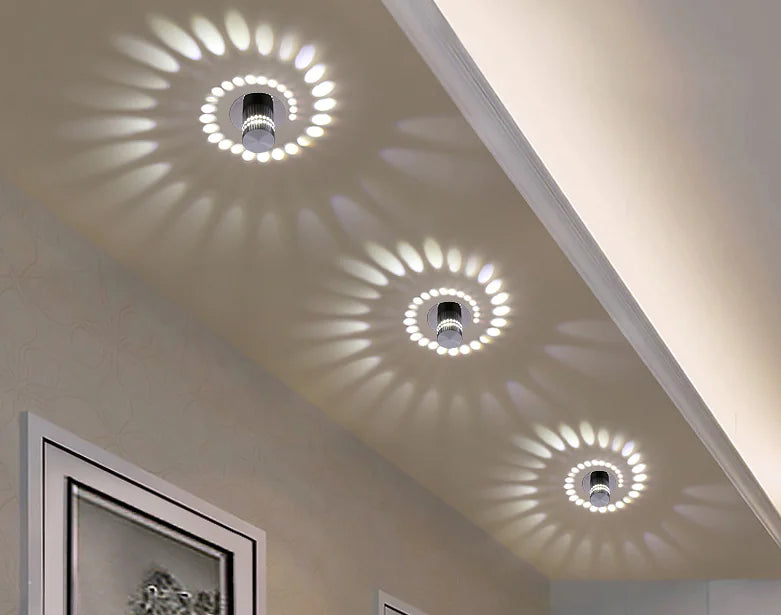 Luminaria de pared de pasillo LED moderna que cambia de color