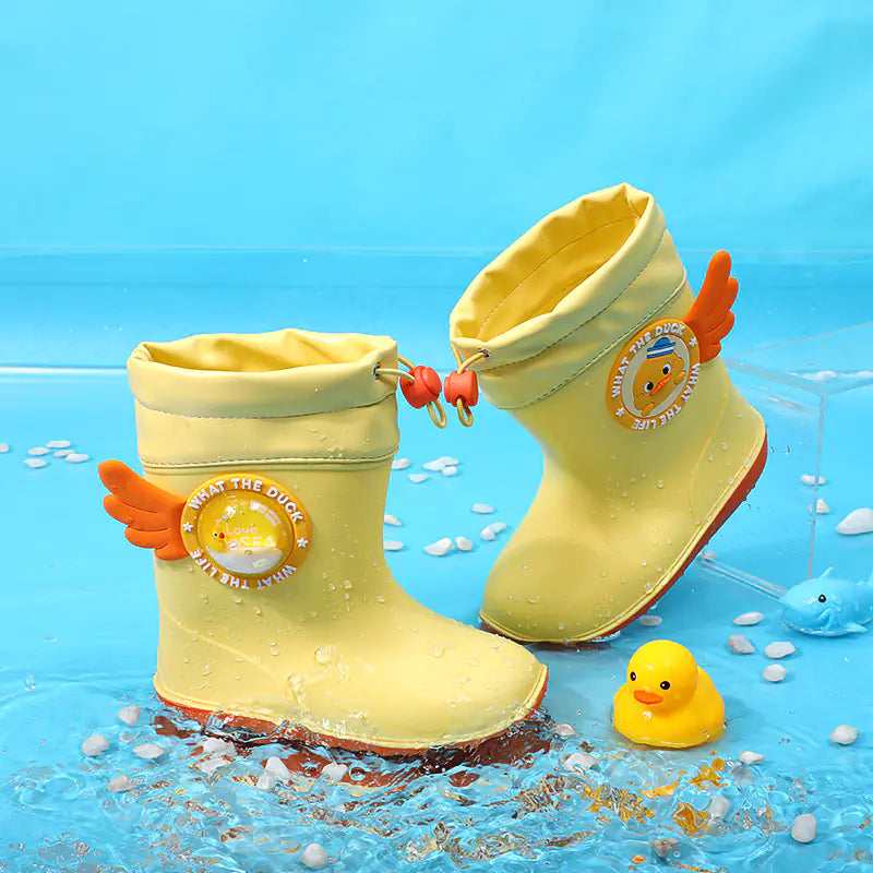 Botas de lluvia ligeras antideslizantes con diseño de vigas