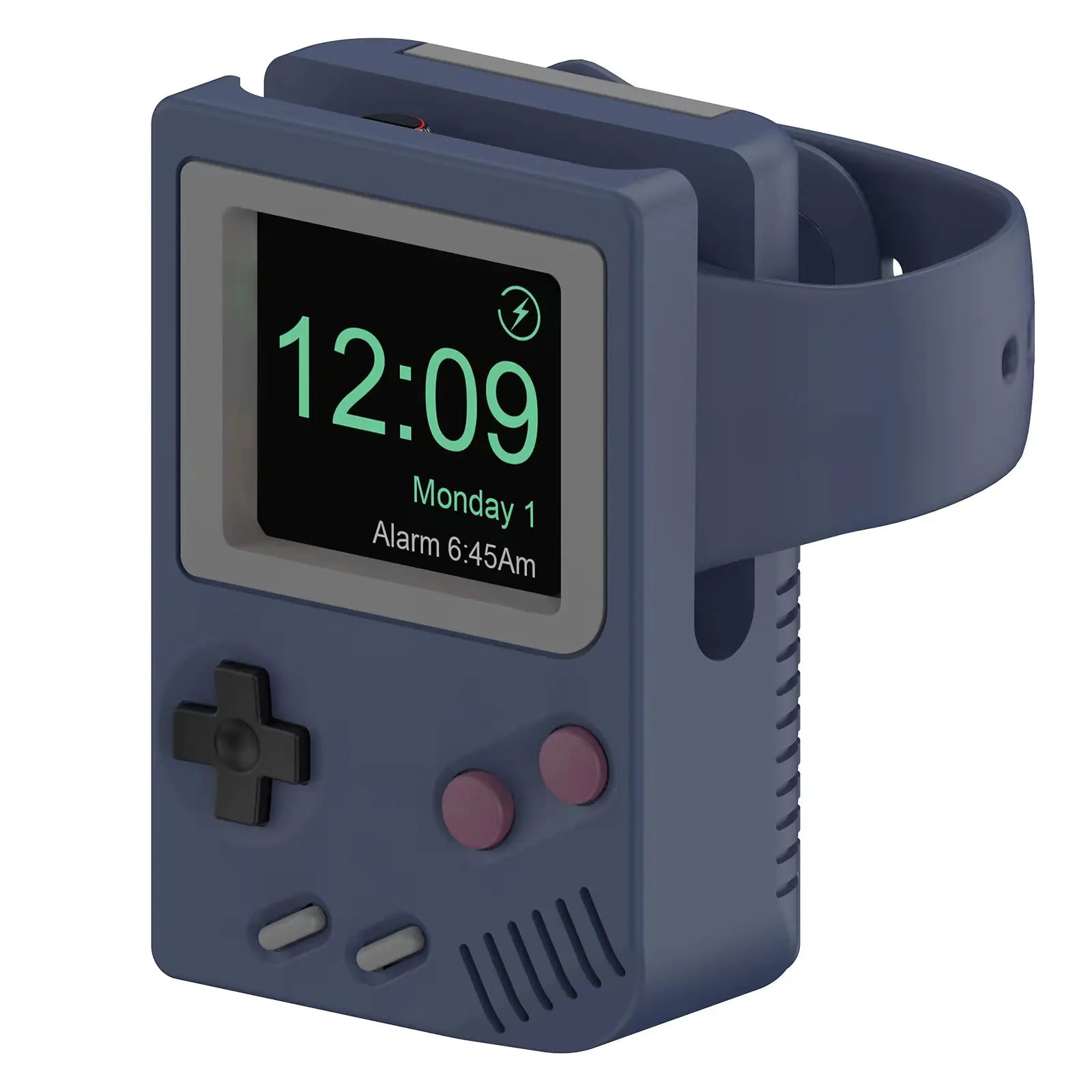 Soporte de carga de silicona para Apple Watch y consola de juegos