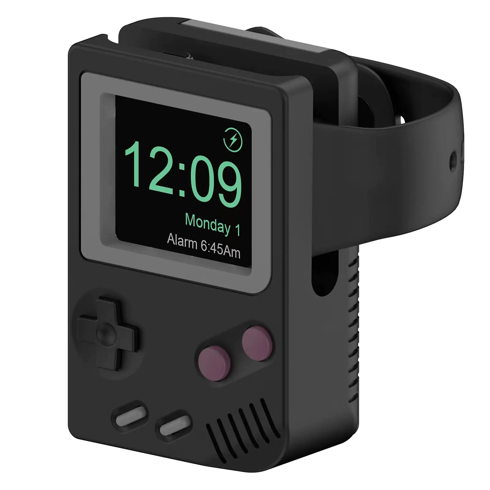 Soporte de carga de silicona para Apple Watch y consola de juegos